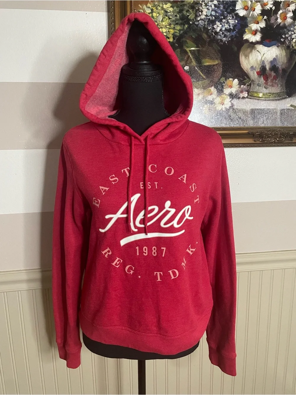 Aero Athletic Dept Pullover Hoodie size small - Picture 2 of 12